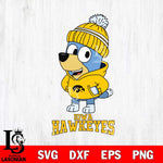 Iowa Hawkeyes Bluey Hoodie Sport Svg Eps Dxf Png File, Digital Download ,Instant Download, Cricut File