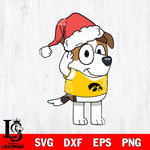 Iowa Hawkeyes Bluey Jack Christmas Svg Eps Dxf Png File, Digital Download, Instant Download