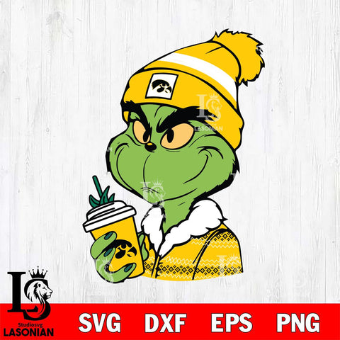 Iowa Hawkeyes Boujee Grinch Svg Eps Dxf Png File, Digital Download, Instant Download