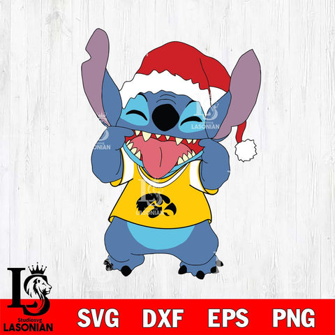 Iowa Hawkeyes Christmas Stitch Disney Svg Eps Dxf Png File, Digital Download, Instant Download