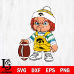 Iowa Hawkeyes Chucky Horror 6 Svg Eps Dxf Png File, NCAA svg, Digital Download, Instant Download