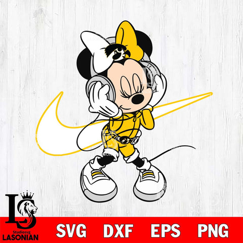 Iowa Hawkeyes Cute Minnie Mouse Dancing Svg Eps Dxf Png File, NCAA svg, Digital Download, Instant Download