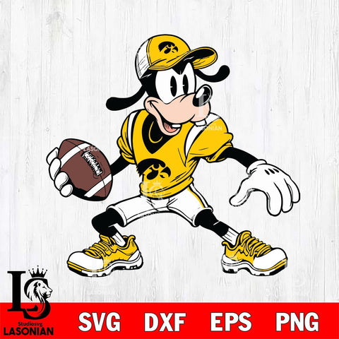 Iowa Hawkeyes Goofy Svg Eps Dxf Png File, NCAA svg, Digital Download, Instant Download