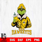 Iowa Hawkeyes Grinch Leopard Svg Eps Dxf Png File, Digital Download, Instant Download