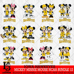 Iowa Hawkeyes Mickey Minnie Mouse NCAA Bundle 12 Svg Eps Dxf Png File, Bundle NCAA svg , File Cut , Digital Download , Instant Download, Cut Svg Files