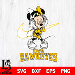 Iowa Hawkeyes Minnie Mouse Dancing NIKE, Svg Eps Dxf Png File, Digital Download