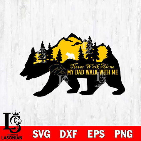 Iowa Hawkeyes My Dad Walk With Me Svg Eps Dxf Png File, Digital Download, Instant Download