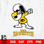 Iowa Hawkeyes Snoopy Sport 3 Svg Eps Dxf Png File, Digital Download