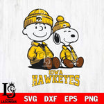 Iowa Hawkeyes Snoopy Sport 6 Svg Eps Dxf Png File, Digital Download