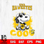 Iowa Hawkeyes Snoopy Sport 7 Svg Eps Dxf Png File, Digital Download