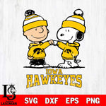 Iowa Hawkeyes Snoopy Sport 9 Svg Eps Dxf Png File, Digital Download