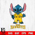 Iowa Hawkeyes Stitch Horror 2 Svg Eps Dxf Png File, NCAA svg, Digital Download, Instant Download