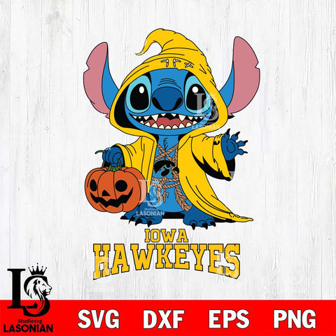 Iowa Hawkeyes Stitch Horror Svg Eps Dxf Png File, NCAA svg, Digital Download, Instant Download