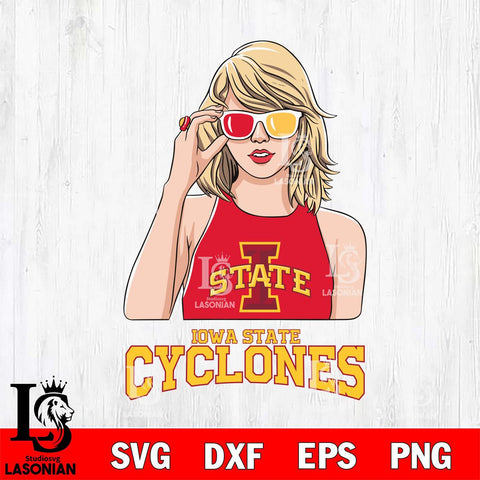 Iowa State Cyclones And Taylor Swift Fan Svg Eps Dxf Png File, Digital Download, Instant Download