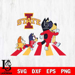 Iowa State Cyclones Bluey 6 Svg Eps Dxf Png File, Digital Download, Instant Download