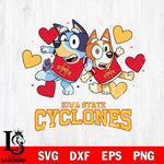 Iowa State Cyclones Bluey & Bingo 10 Svg Eps Dxf Png File, NCAA svg, Digital Download, Instant Download