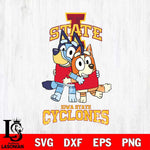 Iowa State Cyclones Bluey & Bingo 3 Svg Eps Dxf Png File, NCAA svg, Digital Download, Instant Download