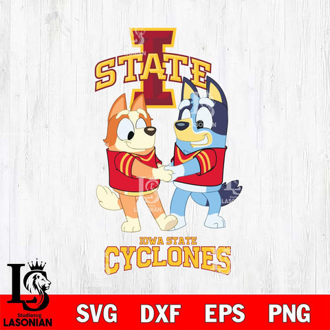 Iowa State Cyclones Bluey Chilli Dance Svg Eps Dxf Png File, Digital Download, Instant Download