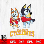 Iowa State Cyclones Bluey Chilli Mode Dance Svg Eps Dxf Png File, Digital Download, Instant Download