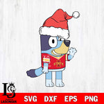 Iowa State Cyclones Bluey Christmas Svg Eps Dxf Png File, Digital Download, Instant Download