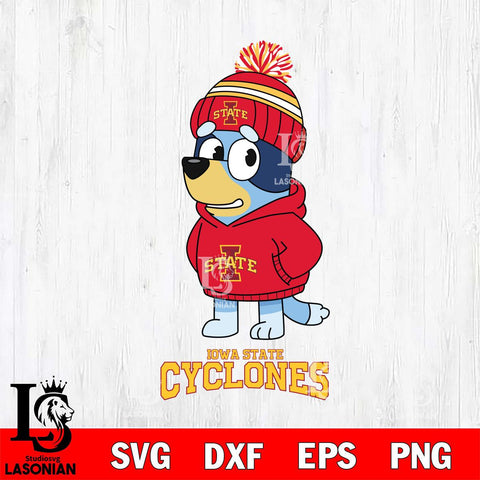 Iowa State Cyclones Bluey Hoodie rugby Svg Eps Dxf Png File, Digital Download ,Instant Download, Cricut File