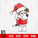 Iowa State Cyclones Bluey Jack Christmas Svg Eps Dxf Png File, Digital Download, Instant Download