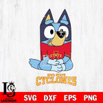 Iowa State Cyclones Bluey Styles Football Svg Eps Dxf Png File,NCAA Svg Files,Bluey svg ,Digital Download ,Instant Download, Cricut File