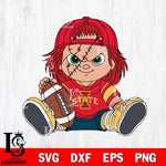 Iowa State Cyclones Chucky Horror 11 Svg Eps Dxf Png File, NCAA svg, Digital Download, Instant Download