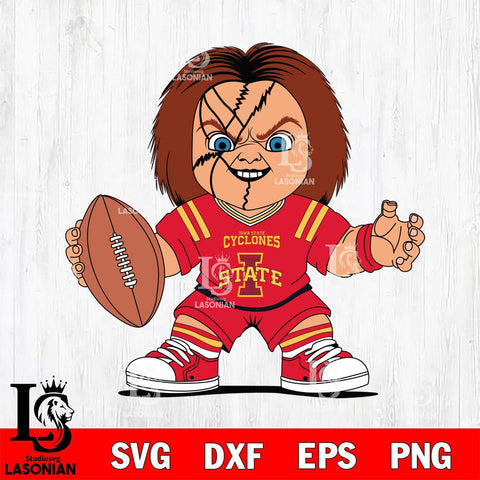 Iowa State Cyclones Chucky Horror 2 Svg Eps Dxf Png File, NCAA svg, Digital Download, Instant Download