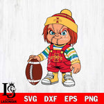 Iowa State Cyclones Chucky Horror 6 Svg Eps Dxf Png File, NCAA svg, Digital Download, Instant Download