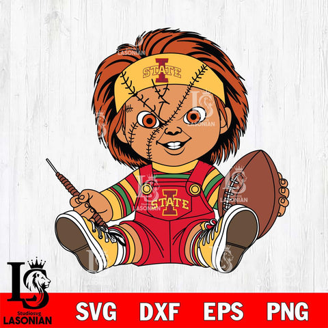 Iowa State Cyclones Chucky Horror 9 Svg Eps Dxf Png File, NCAA svg, Digital Download, Instant Download