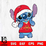 Iowa State Cyclones Cute Stitch Christmas Svg Eps Dxf Png File, Digital Download, Instant Download