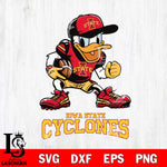 Iowa State Cyclones Donal Duck Disney, Svg Eps Dxf Png File, Digital Download