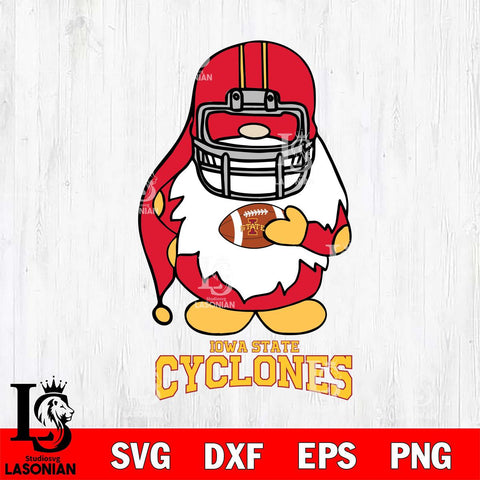 Iowa State Cyclones Gnomes Christmas Svg Eps Dxf Png File, Digital Download, Instant Download