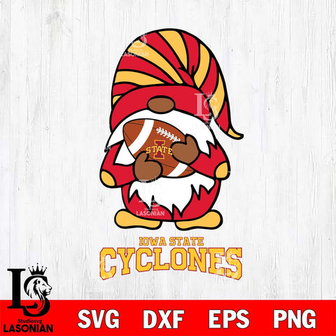 Iowa State Cyclones Gnomes Football Svg Eps Dxf Png File, Digital Download, Instant Download