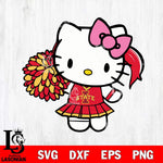 Iowa State Cyclones Hello Kitty Cheerleader 12 Svg Eps Dxf Png File, Digital Download, Instant Download