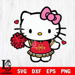 Iowa State Cyclones Hello Kitty Cheerleader 6 Svg Eps Dxf Png File, Digital Download, Instant Download