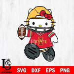 Iowa State Cyclones Hello Kitty sport Svg Eps Dxf Png File, NCAA svg, Digital Download, Instant Download