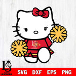 Iowa State Cyclones Hello Kitty sport 4 Svg Eps Dxf Png File, NCAA svg, Digital Download, Instant Download