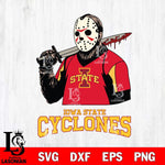 Iowa State Cyclones Jason Voorhees 11 Svg Eps Dxf Png File, Digital Download