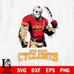 Iowa State Cyclones Jason Voorhees Svg Eps Dxf Png File, Digital Download