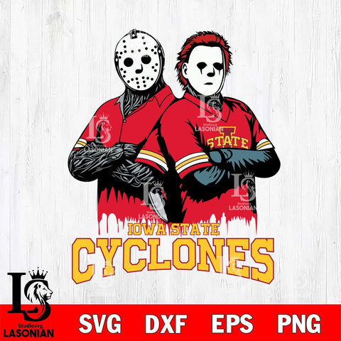 Iowa State Cyclones Jason Voorhees 8 Svg Eps Dxf Png File, Digital Download