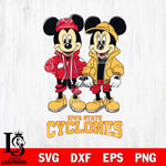 Iowa State Cyclones Mickey Minnie Mouse Football Svg Eps Dxf Png File, NCAA svg , File Cut , Digital Download , Instant Download, Cut Svg Files