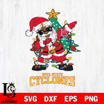 Iowa State Cyclones Santa Claus Ugly Christmas Svg dxf eps png pdf file,NCAA svg,Digital Download,Cricut file