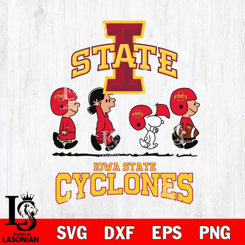 Iowa State Cyclones Snoopy Sport 12 Svg Eps Dxf Png File, Digital Download