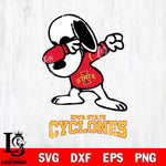 Iowa State Cyclones Snoopy Sport 3 Svg Eps Dxf Png File, Digital Download