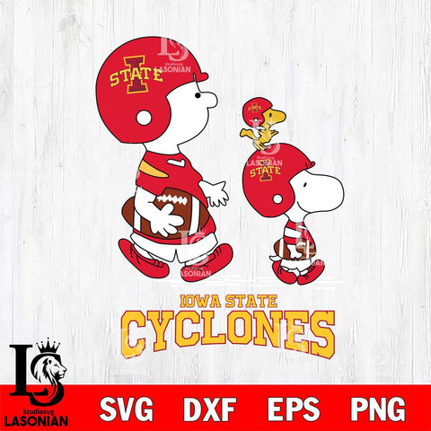 Iowa State Cyclones Snoopy Sport Svg Eps Dxf Png File, Digital Download