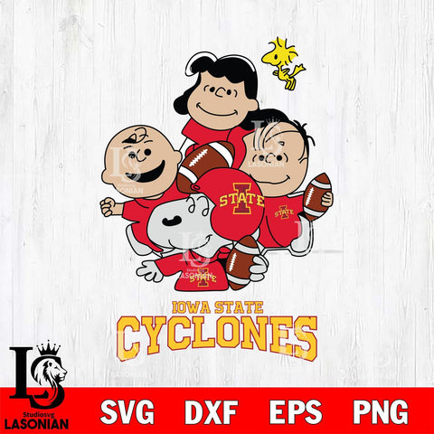 Iowa State Cyclones Snoopy Sport 4 Svg Eps Dxf Png File, Digital Download