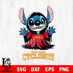 Iowa State Cyclones Stitch Ghost Svg Eps Dxf Png File, NCAA svg, Digital Download, Instant Download