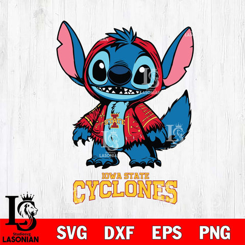 Iowa State Cyclones Stitch Halloween Svg Eps Dxf Png File, NCAA svg, Digital Download, Instant Download